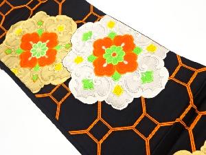 リサイクル　華紋模様織出し袋帯